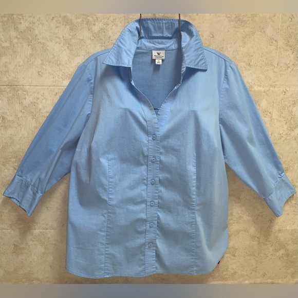 Worthington Tops - Worthington Blue Button Down
